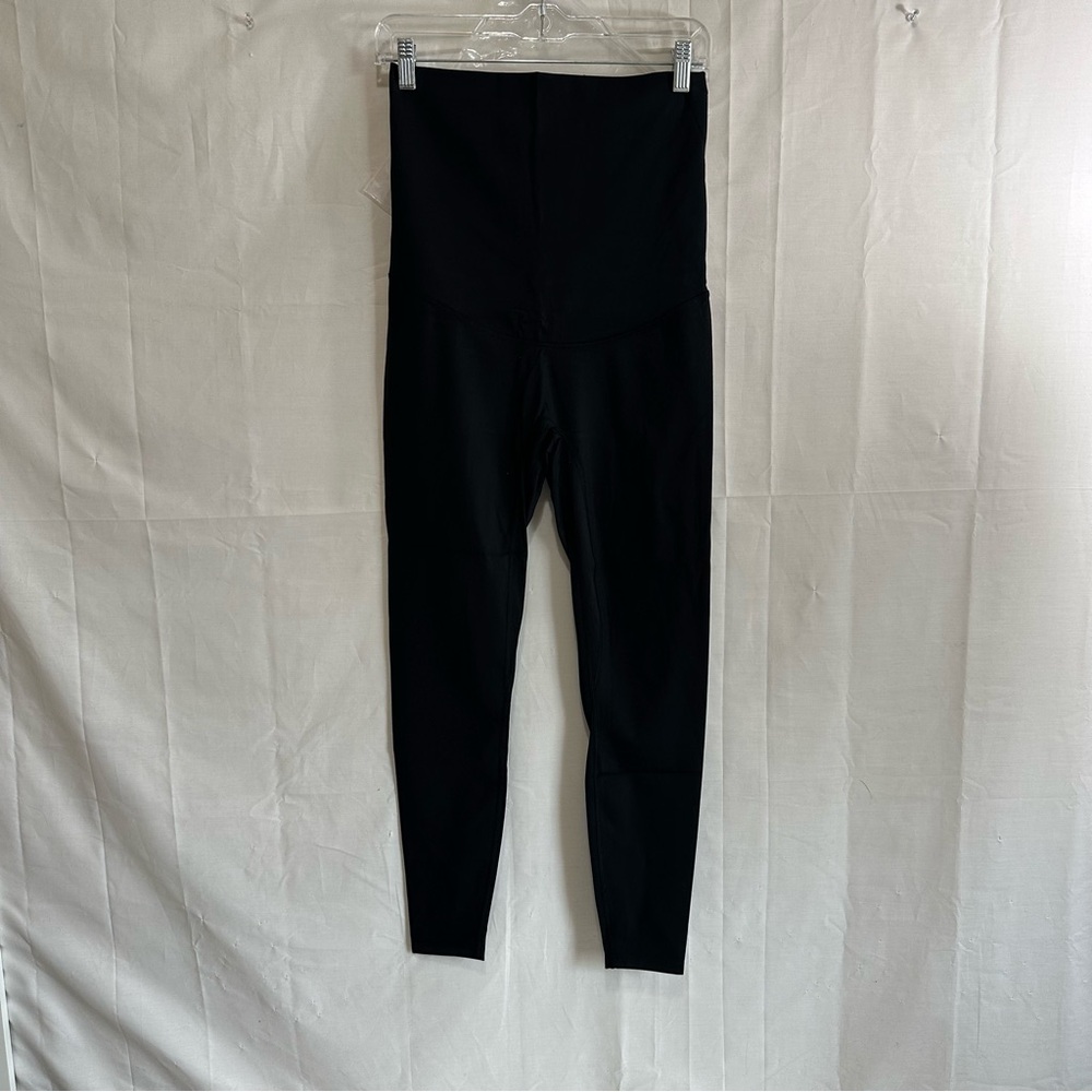 POSHDIVAH Women's Maternity OverTheBelly Pregnancy ActiveWear Workout Leggings S - Picture 2 of 10